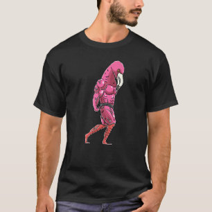 Camiseta Flamingo Fisiculturista Musculação Fitness Academi