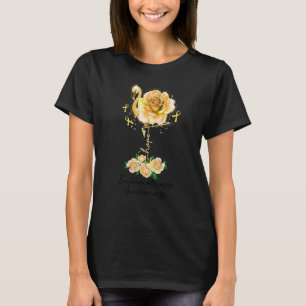 Camiseta Flamingo Flamingo Hope Fita Amarela Endometriose