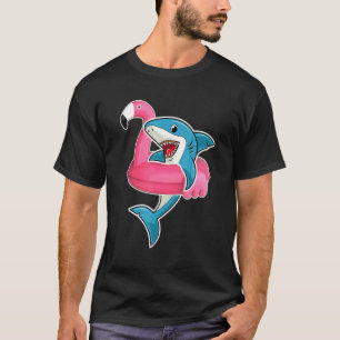 Camiseta Flamingo Float Summer Shark Float