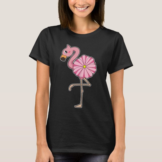 Camiseta Flamingo Flower (Frente)