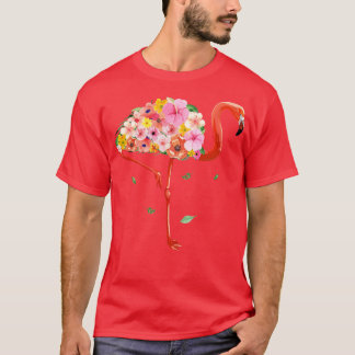 Camiseta Flamingo Flower for Women Girls Boys Men Bird