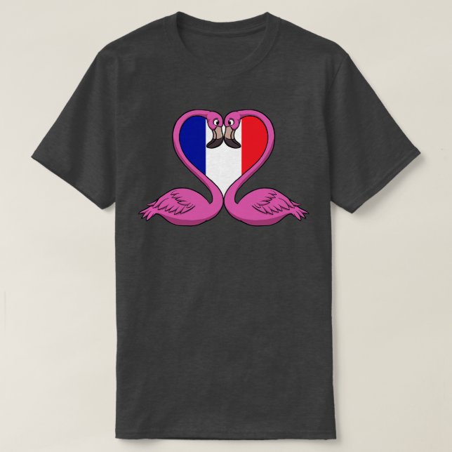 Camiseta Flamingo França (Frente do Design)