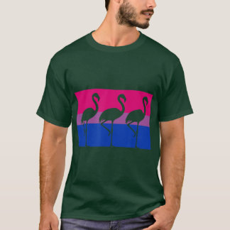 Camiseta Flamingo Gay do Orgulho Bissexual Florid