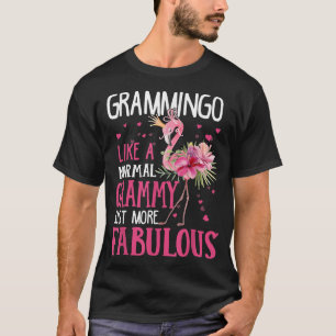 Camiseta Flamingo Grammingo como uma avó engraçada normal