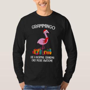Camiseta Flamingo Grammingo Como Uma Avó Normal Engraçada C