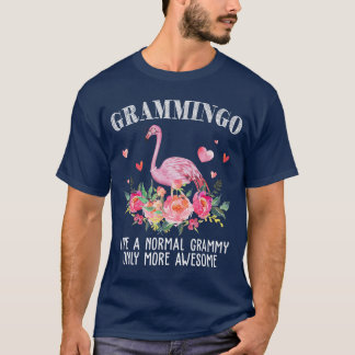 Camiseta Flamingo Grammingo like a normal Grammy Gifts Funn