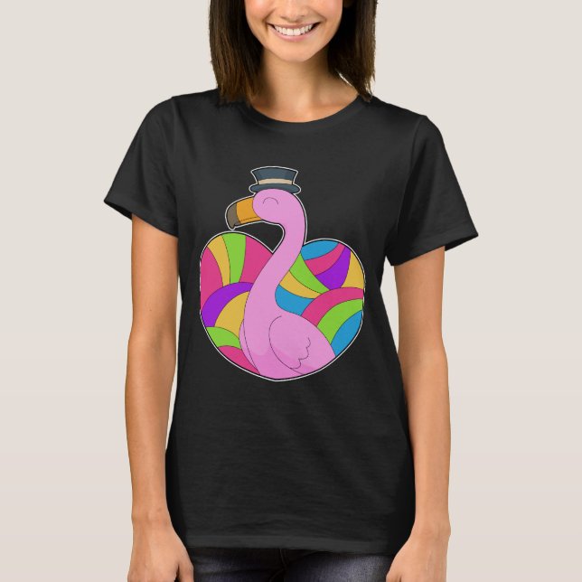 Camiseta Flamingo Heart (Frente)