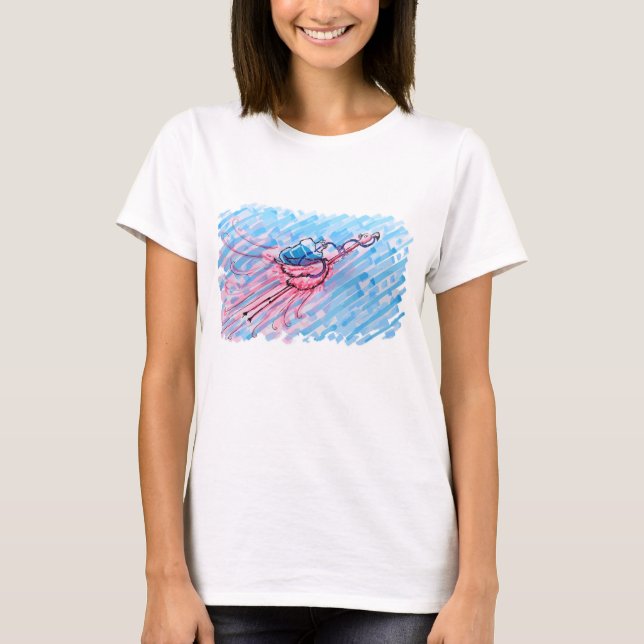 Camiseta Flamingo Hidratado (Frente)