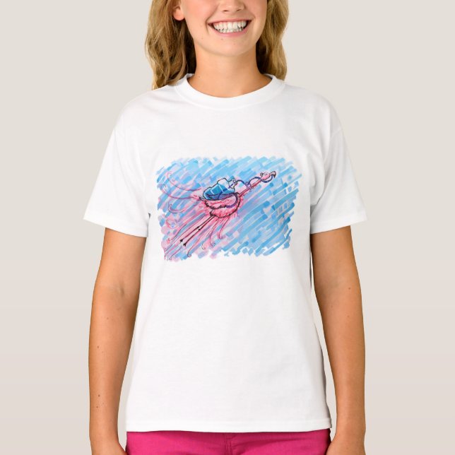 Camiseta Flamingo Hidratado (Frente)