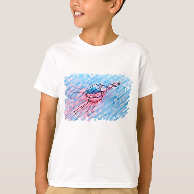 Camiseta Flamingo Hidratado (Frente)