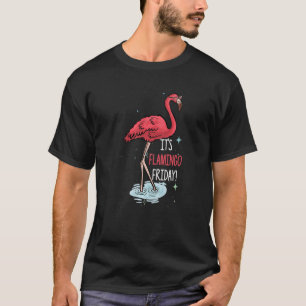 Camiseta Flamingo Itu2019s Flamingo Friday Birds Vestindo G