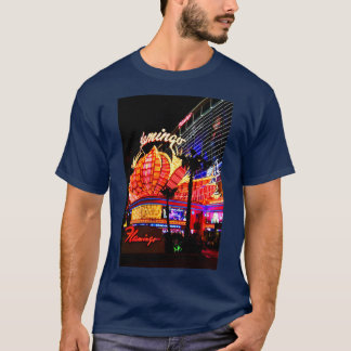 Camiseta Flamingo Las Vegas Hotel Neon marca a América