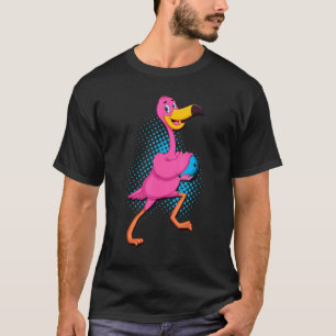 Camiseta Flamingo Legal de Boliche Aves Litorâneas Jogado