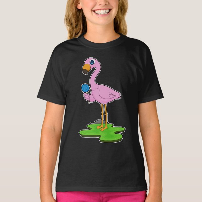 Camiseta Flamingo Lollipop Candy (Frente)