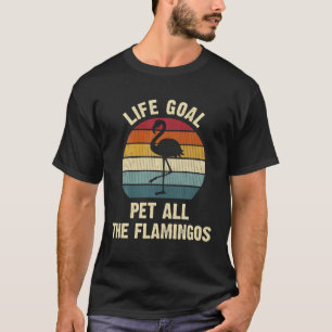Camiseta Flamingo Lover Goal Para Pôr Todos Os Flamingos