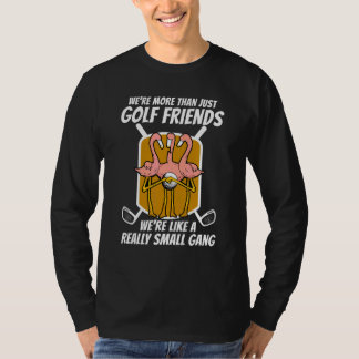 Camiseta Flamingo Mais Do Que Amigos de Golfe