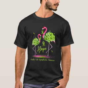Camiseta Flamingo Mantle Cell Linfoma Consciência