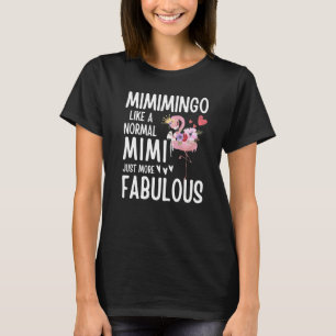 Camiseta Flamingo Mimimingo como uma citação engraçada norm
