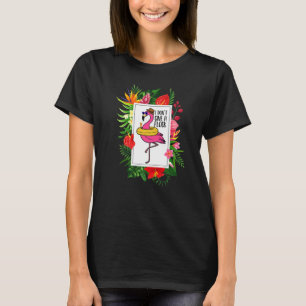 Camiseta Flamingo não dou uma Manada Tropical