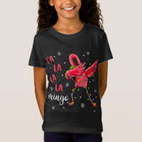 Flamingo Natal Luz Engraçado Xmas Santa Hat Ani