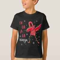 Flamingo Natal Luz Engraçado Xmas Santa Hat Ani