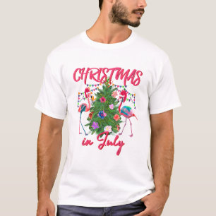 Camiseta Flamingo Natal Tropical