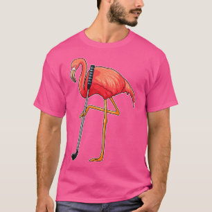 Camiseta Flamingo no Golf, clube de golfe