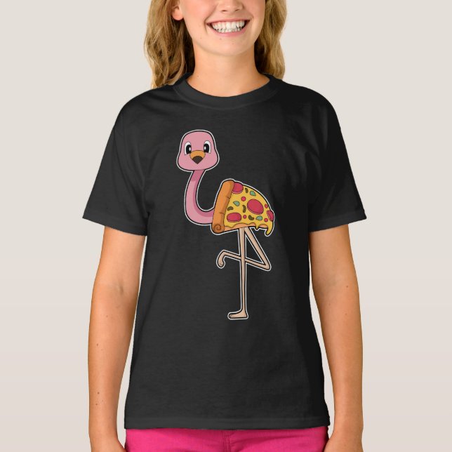 Camiseta Flamingo Pizza (Frente)