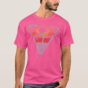 Camiseta Flamingo Retro 80S Edm Synthwave Gift