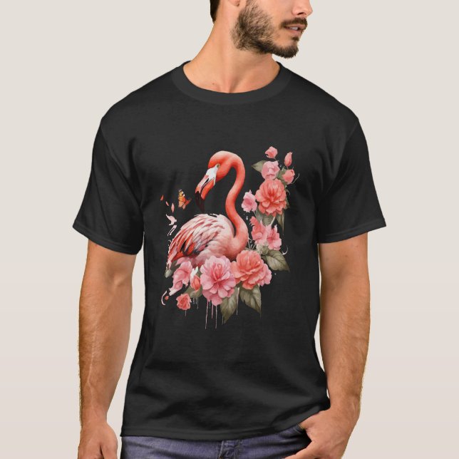 Camiseta Flamingo Rosa (Frente)