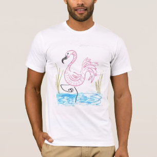Camiseta Flamingo Rosa #13