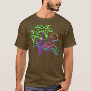Camiseta Flamingo Rosa Exótico Presente no Verão Tropical