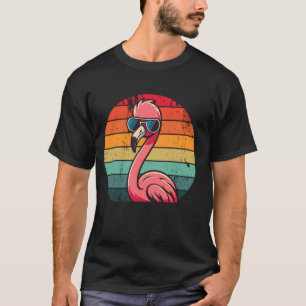 Camiseta Flamingo rosa masculina mulheres crianças engraçad