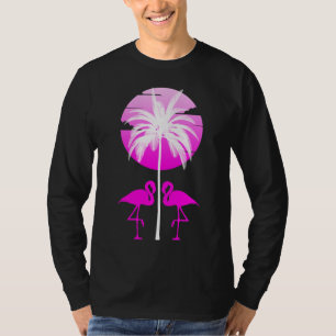 Camiseta Flamingo Rosa Na Natureza