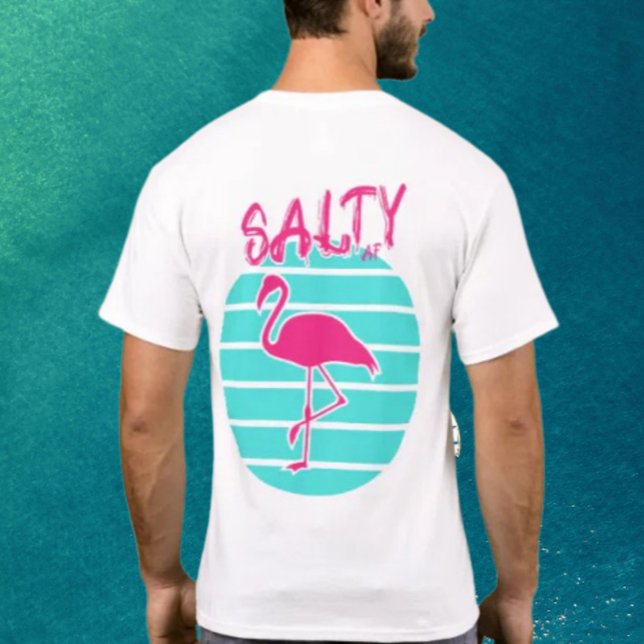Camiseta Flamingo Rosa pela Salty AF (Criador carregado)