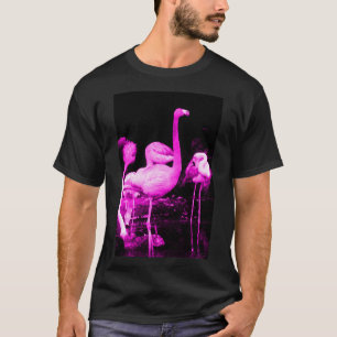 Camiseta Flamingo Rosa Quente