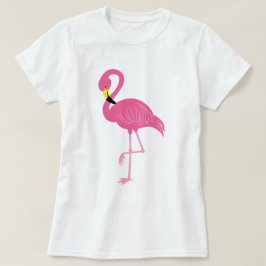 Camiseta Flamingo Rosa Quente