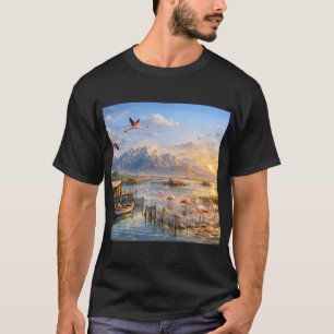 Camiseta flamingo salgado e atual