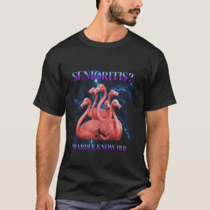 Camiseta Flamingo Senioritis Turma De 2025 Formandos Gradua