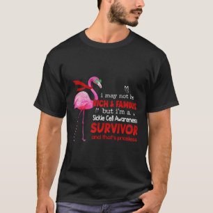 Camiseta Flamingo, sou um sobrevivente de células falciform