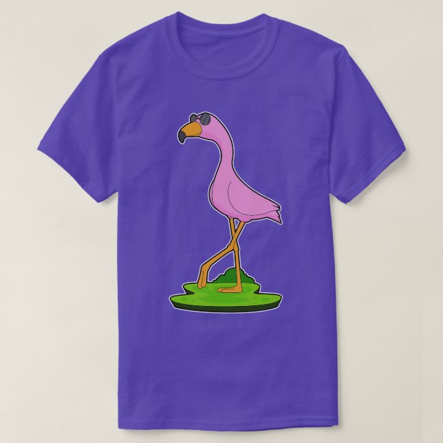 Camiseta Flamingo Sunglass (Frente do Design)