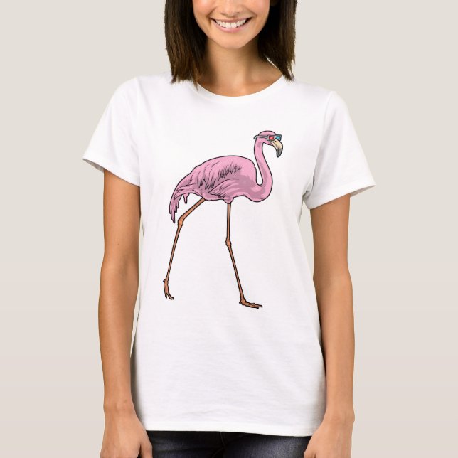 Camiseta Flamingo Sunglasses (Frente)