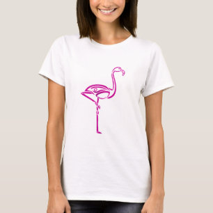 Camiseta Flamingo tribal