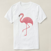 Flamingo Tropical Arte Mosaico Rosa Estética