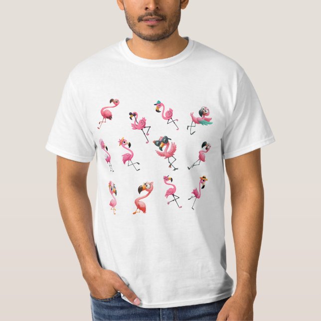 Camiseta Flamingos (Frente)