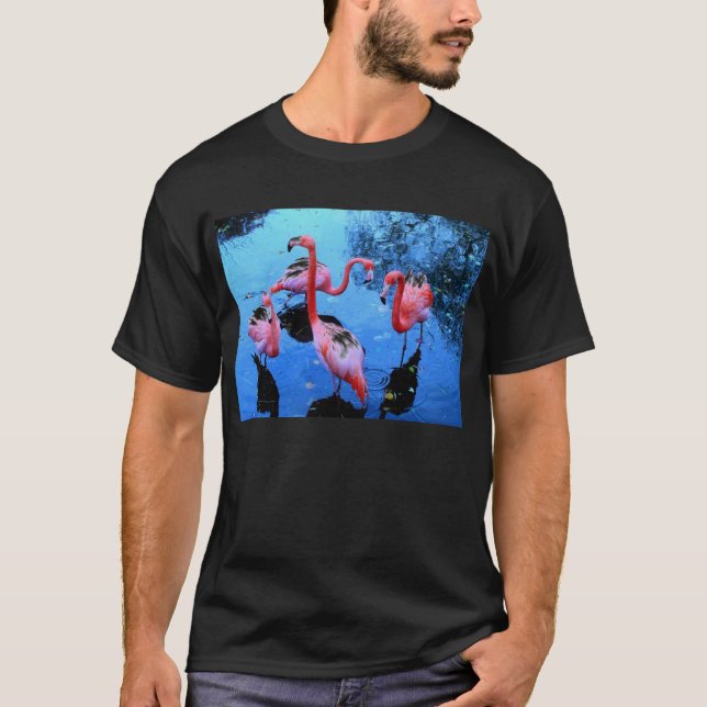 Camiseta Flamingos Dancing (Frente)