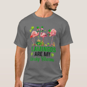 Camiseta Flamingos São Meus Charmes Sortudos Flamingo Lover