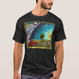 Camiseta Flammarion Ingraving Flat Earth