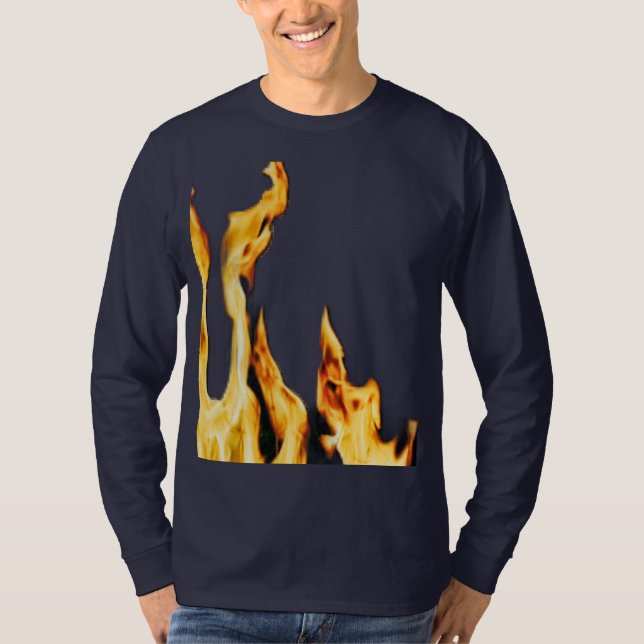 Camiseta Flammen – Flamme – Flame – Flames – Feuer – Fire T (Frente)