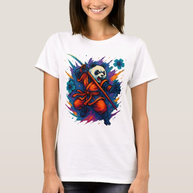 Camiseta Flammenfaust Panda (Frente)